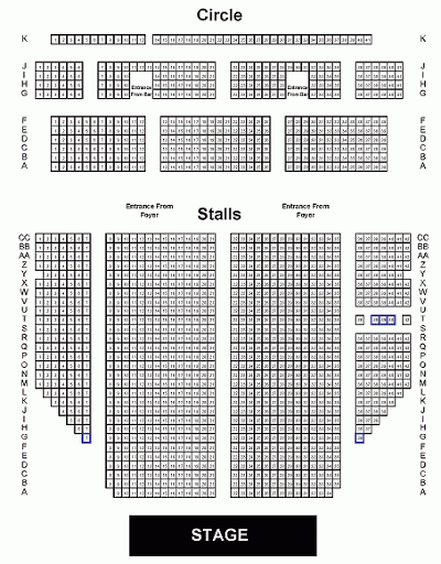 plano distribución de butacas